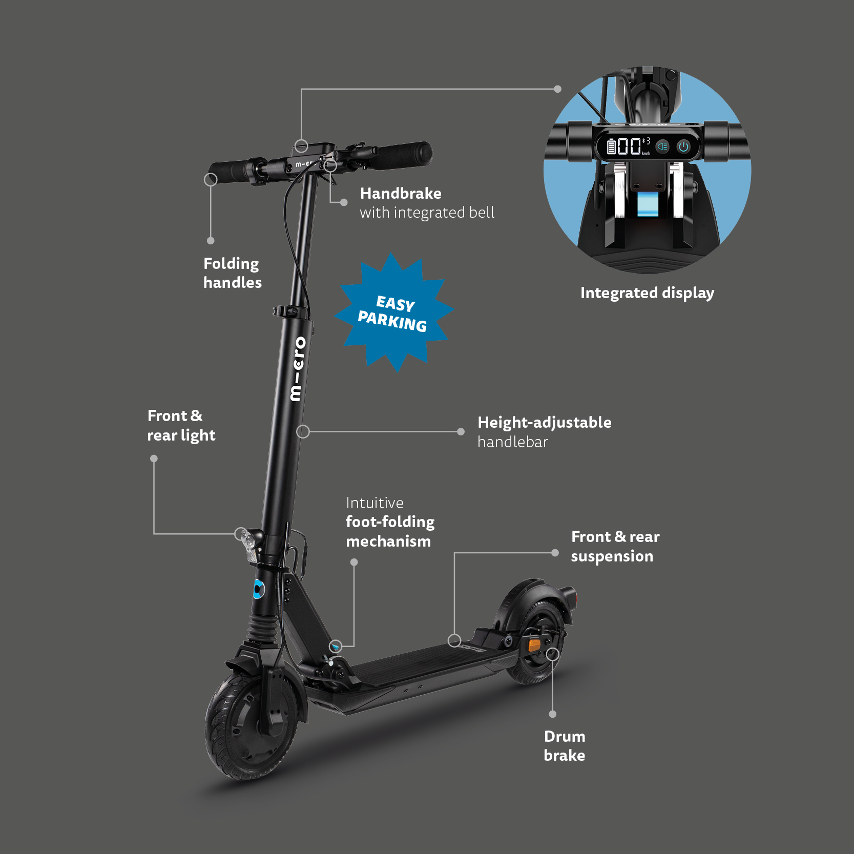 Dh Land Sachverstand explorer e scooter Nase Mehrzweck schießen